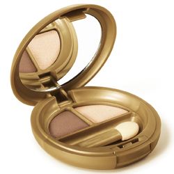 Duo de Sombras Jequiti Aviva Areia e Marrom Dourado, 2,4g