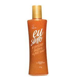 Óleo em Gel Iluminador Jequiti Eu Sinto Âmbar, 200 ml