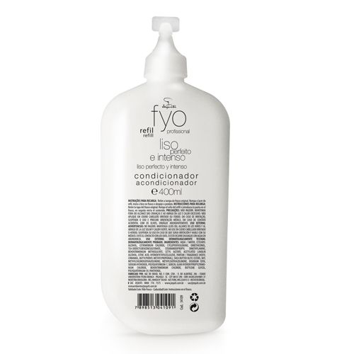 Refil Condicionador fyo Liso Perfeito e Intenso, 400ml