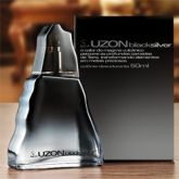 Colônia Masculina Uzon Black Silver, 50ml